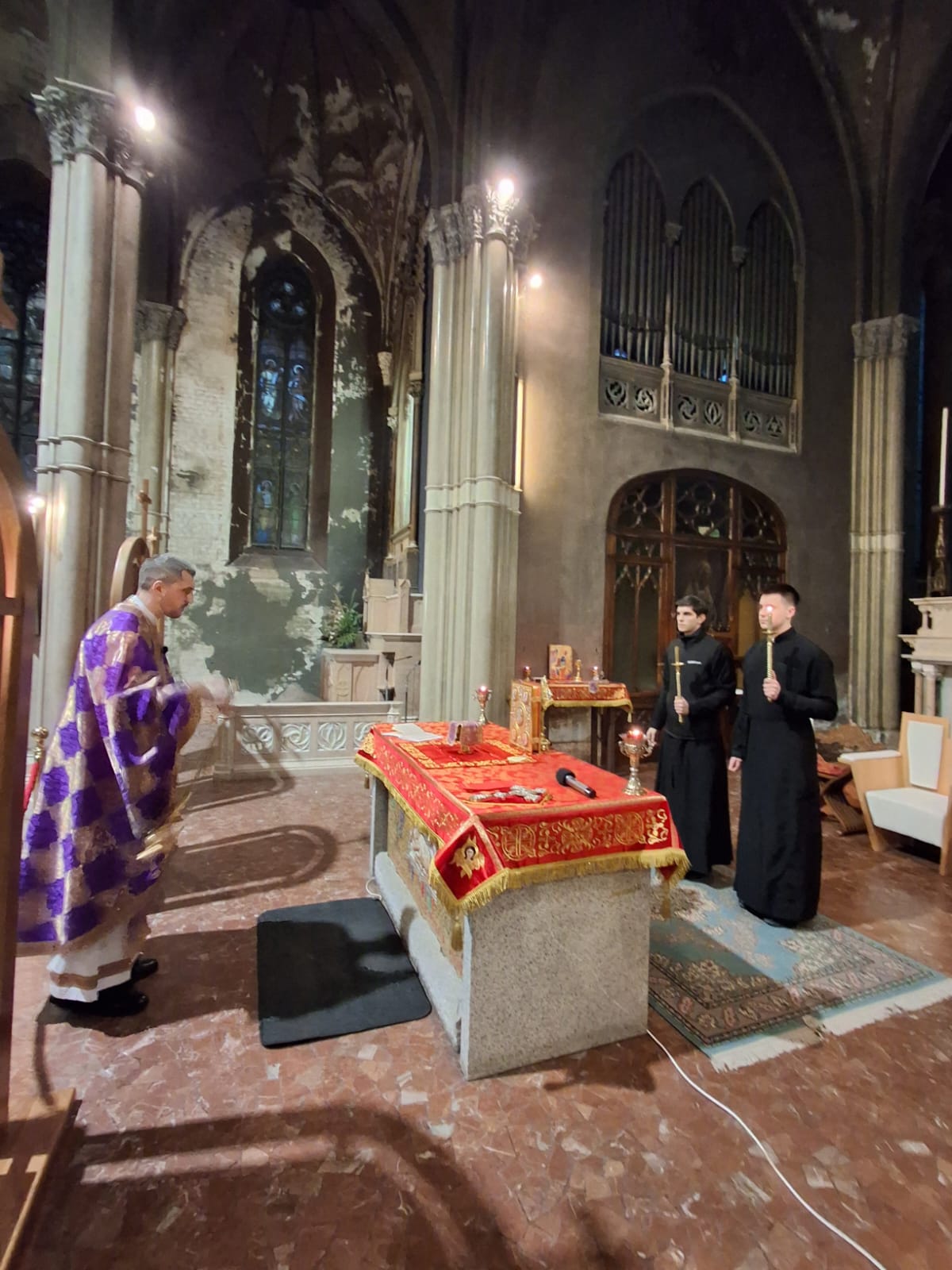 I seminaristi dell’Esarcato apostolico hanno partecipato alla Liturgia dei Doni Presantificati a Monza
